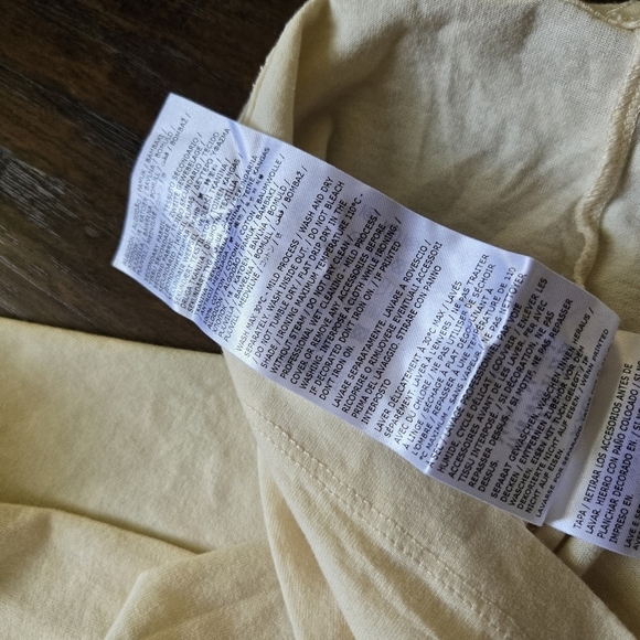 Maison Margiela 100% Organic Cotton Jersey T-Shirt Off-White Cream Ivory Sz XXL - Picture 9 of 11